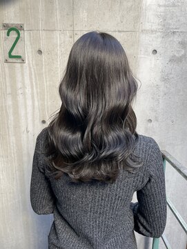 ニコフクオカヘアーメイク(NIKO Fukuoka Hair Make) 福岡天神/大人かわいいオリーブグレージュ/赤み消しくすみカラー