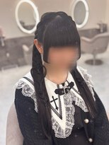 ヘア サロン クラン ソア 心斎橋店(hair salon clan soar)&nbsp;編み込みツインハート