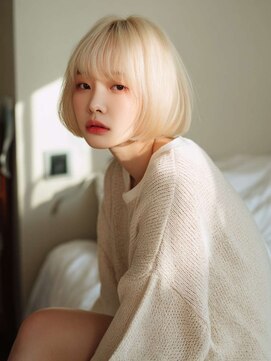 シェル 吉祥寺(shell) くびレイヤーエモージュグレージュカラーくびれショート/吉祥寺