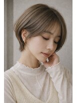 スラッシュ(SLASH)&nbsp;【SLASH】ショートボブ耳掛けスタイル