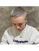 メンズサロン ハリウッド(HOLLYWOOD)&nbsp;ホワイトシルバークロップ