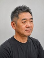 フリットグラン(FRIT GRAND) 自然なボリューム対策◎グレイヘアで楽しむ大人メンズショート