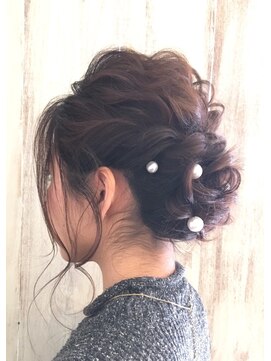 アンフィフォープルコ(AnFye for prco) 【AnFyeforprco】編み込みラフアップ♪ルーズアレンジ☆