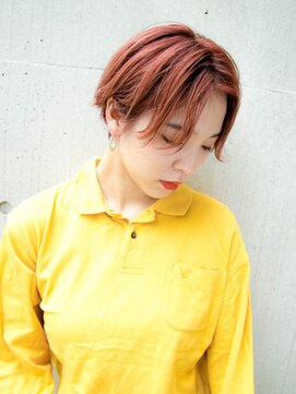 ルティア(Lutia) 似合わせカット アプリコットピンク 小顔ヘア☆