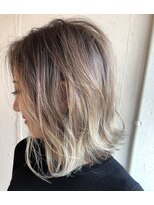 エイト 福岡天神店(EIGHT fukuoka)&nbsp;【EIGHT福岡】nabe_上質バレイヤージュホワイトモカベージュ★