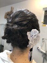 ヘア デザイン 虹いろのはさみ&nbsp;クラシカルな大人アップ