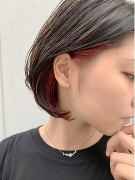 ルーファス 恵比寿 渋谷(Ruufus) イヤリングカラーピンクボブ【Ruufus恵比寿渋谷】3157