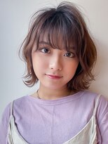 エース (ACE) ACE フェミニンショートボブ×アッシュブラウン