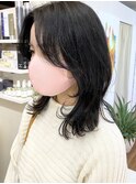 ウルフカット#ウルフパーマ#くびれミディ#カーテンバング