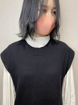ヘアーデザイン シュシュ(hair design Chou Chou by Yone)&nbsp;透け感ネイビーグレージュ♪
