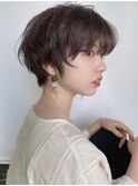 【morio 原宿】外国人風地毛カラー　マッシュショート　オバラ