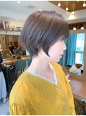 【石田勇士郎】インナーカラー厚めバングローライトスリークボブ