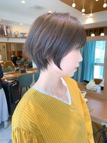 ロンド パルティール 大宮(Lond partir)&nbsp;【石田勇士郎】インナーカラー厚めバングローライトスリークボブ