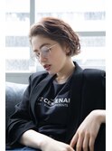 大人クール癖毛ボブ