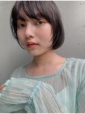 ミニボブ×顔まわりのレイヤーでこなれヘア【表参道/ミネコラ】