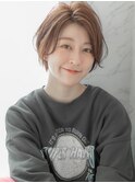 【ROMA】大人かわいい/かきあげバング/小顔ハンサムショート