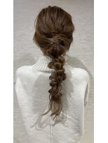 マナヘアー 倉敷(Mana Hair)&nbsp;神業！おろしあみアレンジです^_^