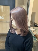 ラフ 難波店(LAFF)&nbsp;#黒髪#ボブルフ#ネビージュ#小顔#ワンレン