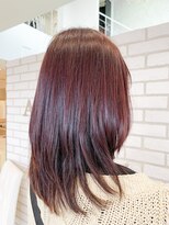 アッシュ 十日市場店(Ash) ピンクブラウン艶髪カラー