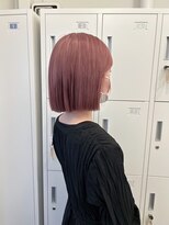 ボタン ハカタ(VOTAN hakata)&nbsp;【votan hakata 柿本真優】ぱつっとボブ×ピンクカラー☆