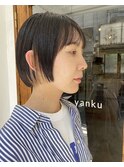 前上がりミニボブ