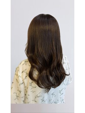 ヘアープロデュース ラピセット 松山(Lapset) 大人美人ショコラブラウンヘルシースタイルふんわりカール小顔