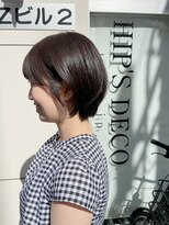 ヒップスデコ(Hip's deco)&nbsp;フェミニンまるみショートボブ☆20.30.40代にオススメ1e1