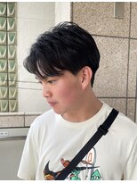 ゴーズゴードットビー 吉祥寺(go s go .b)&nbsp;ニュアンスパーマ/センターパート/波巻きパーマ/マッシュパーマ