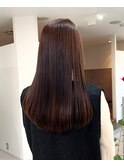 パープルブラウン×ロング
