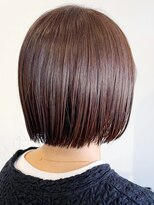 レポヘアー(Repos hair)&nbsp;20代30代40代髪質改善カラーココアブラウンナチュラルボブ透明感