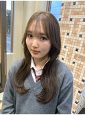 韓国風レイヤーカット+ブリーチなしダブルカラー