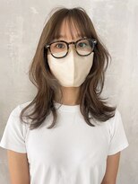 アイティー バイ アルバム 中野店(IT by ALBUM) カーキベージュくびレイヤーフレンチカジュアル_ba483561