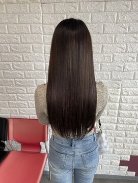 アメジスト(amethyst) シールエクステ☆エクステ/ブラウン/スーパーロング