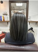 髪質改善カラー/マットグレージュ/白髪染め/トリートメント/