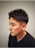 メンズ無造作アップバング HOMMEHAIR2nd江ヶ崎