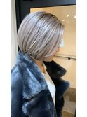 #黒髪#ボブルフ#ネビージュ#小顔#ワンレン