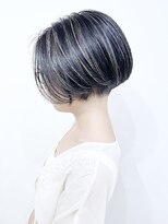 モリオ フロム ロンドン 成増店&nbsp;【morio成増 セリザワ】ショートボブ ハイライトカラー