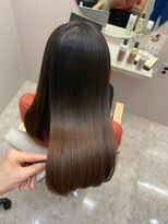 ジーナ 船橋(Zina)&nbsp;髪質改善＊ロングレイヤーグレーベージュ＊美髪【Zina船橋】