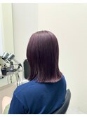 <オバマ>ブリーチカラーでつくる透明感たっぷりラベンダーカラー