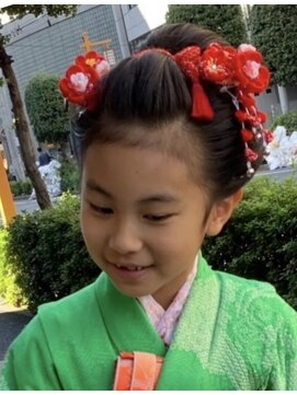 プリマヴェーラ 神楽坂 七五三ヘア