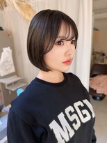 アミュー(amiu) 暗髪透明感ショートボブ