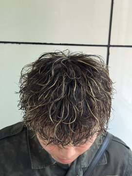 メンズ ラピス(Men's Lapis) カールパーマメッシュ