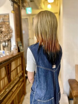 シーズ 栄(sea's) フォックスカラー×束間カット