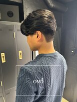 アウル 心斎橋(owl)&nbsp;刈り上げセンターパート/ニュアンスパーマ/センターパート