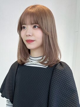 アイティーバイアルバム 八王子店(IT by ALBUM) ロング韓国ヘア顔周りレイヤーおくれ毛_ba501942