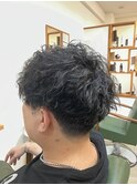 【harurara hair大分/明野】ツーブロック×スパイラルパーマ