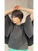 大人ショートボブ 20代30代40代ヘア 小顔 大阪クビレ茨木