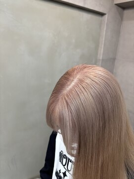 ファビ 渋谷(Fab) くびれヘア/暗めカラー/アプリコットオレンジ/縮毛矯正