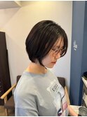 【Hairate本川越】大人女性ひし形ショートボブ