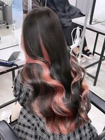 ノーバル バイ シエスタ 池袋(NoVal by siesta)&nbsp;サーモンピンクインナーカラー/池袋nanami